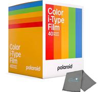 Pel cula instant nea en color Polaroid para c maras i-Type, paquete de pel cula 40x (40 fotos), con pa o de limpieza Lumintrail