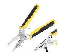 Pelacables - 8 en 1 Alicate Manual de Crimpar,Alicates de Crimpar para Uso Intenso y Trabajos Pesados,Para Electricistas Pelado de Cables y Reparaciones del Hogar