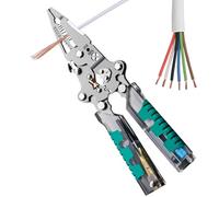 Pelacables - Alicates de corte, probador de voltaje, pelador plegable, destornillador profesional | Equipo De contratista Sostenible Para Mejorar El Hábitat, Electricista Automotriz, Usuario
