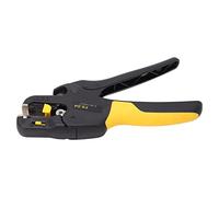 Pelacables automático, alicates pelacables para cables de un solo conductor y de múltiples hilos, longitud de pelado ajustable de 0 a 15 mm con función de corte, para cables de