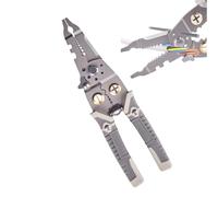 Pelacables | Crimpadora de Cable Ergonómica Antideslizante - Herramienta de Crimpado - Para Reparación de Motores, Instalaciones Eléctricas, Decoración del Hogar y Construcción