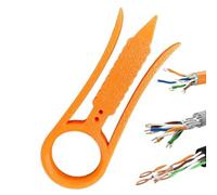 Pelacables de alambre,Herramienta Crimpadora de Cables,Pelacables para los cables de red | Apto para Electricistas de Redes, Automoción, Hogar, Taller, Industria, Mecánica y Bricolaje