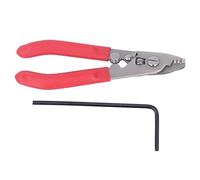 Pelacables Electricista de Acero Inoxidable, Tenazas Peladoras de Cables con 3 Puertos, Herramienta para Pela Electricidad - Agarre Ergonómico, Cuchilla Reforzada, Uso Profesiona