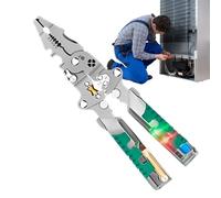 Pelacables eléctricos,Plegable Y Aislado | Pinza Multifunción Para Corte Y Tiro De Cables, Para Trabajo Reparación Automática Instalación Eléctrica Renovación Edificio