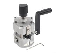 Pelacables fácil de usar con diseño de manivela, se puede utilizar con taladro eléctrico para un pelado más rápido (aleación de aluminio)