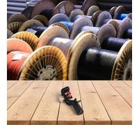 Pelacables ópticos blindados para cables de fibra multinúcleo de 8-28,6 mm y 4-10 mm, crimpadora manual de aleación de aluminio con ruedas de corte ajustables doradas/rojas (rueda dorada de 8-28,6 mm)