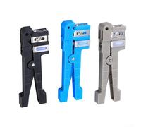 Pelacables ópticos de fibra óptica para interiores con hoja ajustable para una extracción precisa de la funda del tubo de amortiguación, adecuado para tubos sueltos y cables de alimentación (45-162)