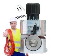 Pelacables - Pelacables de aluminio con botón de 0,2 a 2 cm, herramienta de pelado de precisión para revestimiento de par de cables ópticos | Herramienta profesional para preparar cables Ele