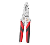Pelacables plegable de acero inoxidable 16 en 1, pelacables 16 en 1, pelacables profesional multifuncional plegable para cortar y tirar de cables, tijeras de cable