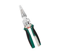 Pelacables profesional con detector de voltajes integrado para cable de 0,8 a 3,2 mm, antideslizante, agarre ergonómico, herramienta pelacables de acero