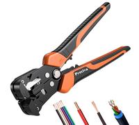Pelacables Profesional, Pela Cables de Electricidad 3 en 1 - Pelar, Cortador, Engarce y Herramienta Multifunción para Cables de 0.2-6 mm