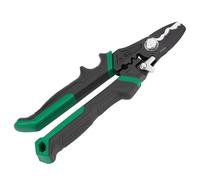 Pelacables resistente de 8 pulgadas y cortador de cables con precisión para trabajo eléctrico profesional, herramienta de crimpado multifuncional