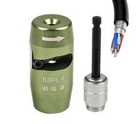 Pelacables Twister - Herramienta pelacables de 3.7 pulgadas, herramienta eléctrica multifunción para pelar cables, herramientas de torsión rápida para torsión de tuercas de alambre, accesorio portátil