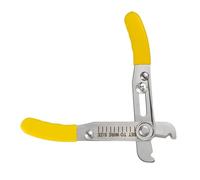 Pelacables y cortador de cadena de acero inoxidable, mango ergonómico de PVC para pelar con precisión, alicates multifuncionales de 0,5 mm a 4 mm