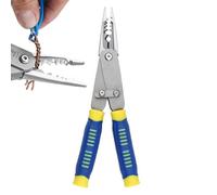 Pelacables y Crimpadora de Cables Eléctricos | Cortador Y Crimpador De Uso Intensivo Con Función De Corte Y Crimpado | Ajustable para Hilos Eléctricos,para Cableado de Automoción