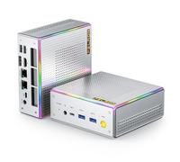 PELADN Mini PC AI HO4 con AMD Ryzen 9 7940HS, 16 GB DDR5 1TB SSD | Radeon 780M, 2.5G LAN, Quad 4K Display, USB4/HDMI/DP, 3 años de garantía, para diseño, juegos, creación de contenidos