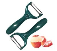 Pelador de acero inoxidable - Pelador de pepinos de acero inoxidable de 2 piezas | Resistentes de cocina, prácticos peladores manuales para estufas, patatas, pepinos