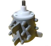 Pelador de ajo de plástico para molino de carne modelos de 2 L y 3 L, accesorio eficiente para eliminar la piel, herramienta de cocina, óxido para prueba de color gris (2 L)
