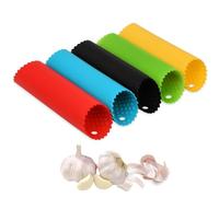 Pelador de Ajos,5 Pz Peladores de Ajos de Silicona Manual Pelador de Silicona Fácil Utiles de Cocina Útil Utensilios Accesorios Rodillos de Ajo Rodillo de Tubo de Pelado de Ajo para Gadgets de Cocina