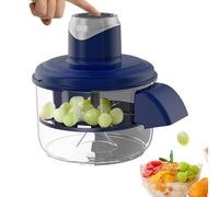 Pelador De Ajos Eléctrico - Peladora De Uvas Eléctrica | 2025 Nueva Herramienta Automática Para Quitar La Piel De Frutas Pequeñas | Máquina Peladora De Ajos Multifuncional Para Cocina (A-zul)