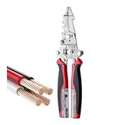 Pelador De Cables,Cortacables Antideslizante Con Medición De Corriente | Herramienta De Crimpado Para Alambres,Para Electricistas Mantenimiento Y Aficionados Al Bricolaje Para Conexiones