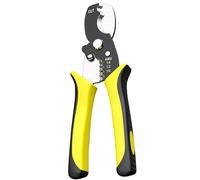 Pelador de Cables Electricos,Alicate Electricista,Pela Cables de Electricidad, Pelacables de Multifunción para Engarzar,Sujetar y Cortar,Mango Cómodo,Acero 45#