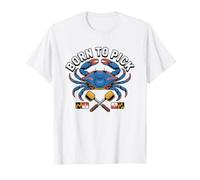 Pelador De Cangrejos Cangrejo Azul Festin Temporada del Camiseta