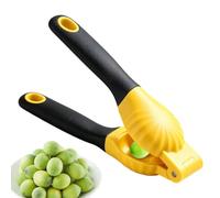 Pelador de castañas Cascanueces Ergonómico Descascarador Abridor Rápido con | Herramienta para Cascar Nueces Pecanas para el Hogar y la Cocina, Nueces Pecanas, Almendras, Frutos Sec Amarillo