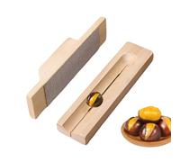 Pelador de castañas - Pelador manual de madera | Pelador de castañas - para pelar y desnudar nueces para la preparación de aperitivos para el hogar, cocina y restaurante