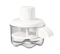 Pelador de cocina mejorado de 6 hojas, pelador automático más rápido para frutas como ajo, uva y tomate cherry. (White, One Size)