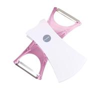 Pelador De Cocina | Pelador de Hortalizas de Acero Inoxidable de Doble Extremo - Herramienta Ralladora Con Eje Giratorio Y Mango Antideslizante Ergonomico,Para Preparar Ensaladas Comer Sano Y Cocina D