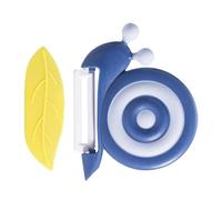 Pelador de cocina, pelador manual de zanahorias en forma de caracol, herramienta de cerámica para pelar frutas con mango antideslizante para hacer ensaladas