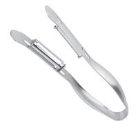 Pelador de Espárragos de Doble Hoja, Pelador de Zanahorias Doble, Pelador de Verduras Y Espárragos de Acero Inoxidable, Removedor de Tomate Multifunción, 1 Ud.