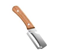 Pelador de frutas,Abrebotellas de cortador de alimentos con mango de madera - Cortador ergonómico de calabaza - para verduras fruta pepino calabaza zanahoria tomate patata cocina y hogar