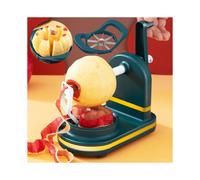 Pelador de frutas giratorio manual de acero inoxidable, 1 pieza, para cocina, para manzanas, peras y manzanas.