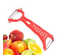 Pelador de frutas - Rallador de verduras de doble cabezal antideslizante | Pelador de cocina multifuncional, mango cómodo, herramienta profesional para patatas, manzanas, verduras, hoja de acero inoxi