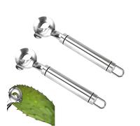 Pelador de Higos de Barbarie - Pelador Nopal manual de acero inoxidable - Herramienta manual de limpieza para y utensilios de cocina para espinas y preparación culinaria