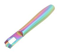 Pelador de limón de mano, pelador de cocina de cítricos de naranja de acero inoxidable, cuchillo de canal para rallador de cítricos, cortador de limón para naranjas y zanahorias (Color)