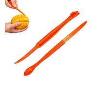 Pelador de naranjas utensilio | Cortador multifuncional antideslizante para rebanar y quitar, pelador de naranjas, mandarinas, para frutas, verduras, pepinos, mango, kiwi, melón, pomelo, cantalupo