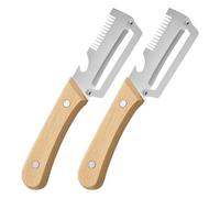 Pelador De Patatas 26 Cm Set De 2 Herramientas Multifuncionales Para Rallar - Pelador De Frutas Con Abrebotellas,para Ensaladas, Cocina Diaria, Preparación De Comidas, Picnic Al Aire Libre