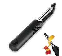 Pelador de patatas manual DWFEYOI, pelador universal, con hoja afilada de acero inoxidable de doble cara, adecuado para usuarios diestros y zurdos. Ideal para pelar zanahorias, pepinos, calabacines