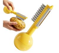 Pelador de Patatas Manual - Herramienta para Pelar Verduras | Pelador De Frutas Y Verduras | Para Hogar, Oficina, Despensa, Casa De Campo, Dormitorio, Restaurante, Camping, Jardín, Barbacoa Y Picnic