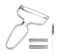 Pelador De Patatas, Pelador Multifuncional con dos Cuchillas de Repuesto, Peladors Serrado para Frutas y Verduras, Cortador Juliana, para Pelar Papas, Zanahorias y Todo Tipo de Verduras y Frutas