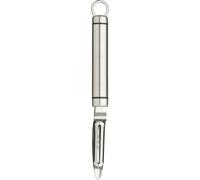 KitchenCraft Pelador de patatas profesional giratorio de acero inoxidable, 21 cm (8,5"), plateado