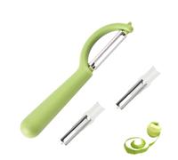 Pelador de pelador de papas para Tupperware, pelador de verduras, pelador para zurdos, pelador de espárragos, pelador de espárragos, acero inoxidable