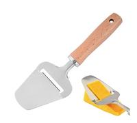 Pelador de quesos, cortador de queso | Cortador de queso antideslizante,Herramienta portátil de cocina de acero inoxidable, cortadora manual de plata ligera para queso, pastel, pizza, mantequilla