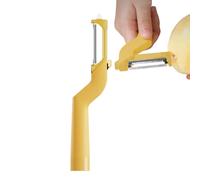 Pelador de verduras giratorio, pelador de frutas y verduras,Peladores para cocina | Peladores de mango ergonómico de acero inoxidable con removedor de imperfecciones para