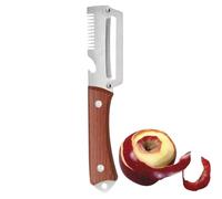 Pelador de verduras - Herramienta multifuncional antideslizante portátil de acero inoxidable | Pelador para cebollas verdes, para zanahorias, manzanas calabazas, papayas cocina casera