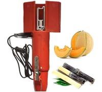 Pelador eléctrico de caña de azúcar, cortador automático de coco con motor de cobre y hoja de aleación, máquina raspadora de grado comercial para calabaza, taro, piña, potencia de 120 W