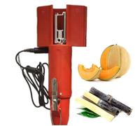 Pelador eléctrico de caña de azúcar, máquina rascadora automática con cubierta protectora, motor de cobre puro, perfecto para coco, calabaza, taro, piña